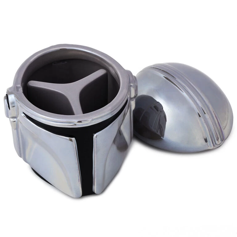 Hallmark Star Wars: The Mandalorian™ Helmet Sculpted Ceramic Caddy 5 Hallmark Star Wars: The Mandalorian™ Helmet Sculpted Ceramic Caddy - Image 3