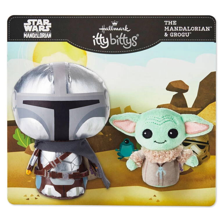 Hallmark Itty Bittys® Star Wars™ The Mandalorian™ And Grogu™ Plush, Set Of 2 5 Hallmark Itty Bittys® Star Wars™ The Mandalorian™ And Grogu™ Plush, Set Of 2 - Image 3