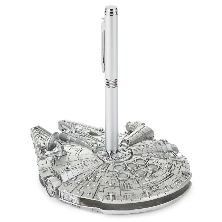 Hallmark Star Wars™ Millennium Falcon™ Desk Accessory With Pen 4 Hallmark Star Wars™ Millennium Falcon™ Desk Accessory With Pen - Image 2