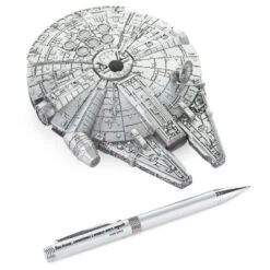 Hallmark Star Wars™ Millennium Falcon™ Desk Accessory With Pen 7 Hallmark Star Wars™ Millennium Falcon™ Desk Accessory With Pen -Toy Store Star Wars Millennium Falcon Desk Accessory and Pen 1SHP2151 03
