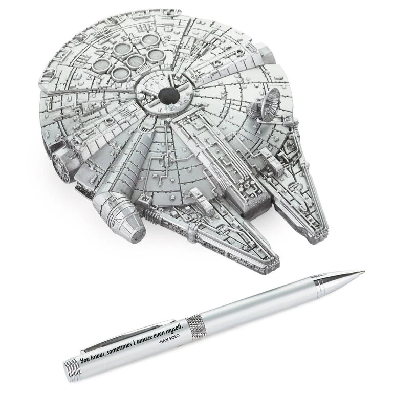 Hallmark Star Wars™ Millennium Falcon™ Desk Accessory With Pen 5 Hallmark Star Wars™ Millennium Falcon™ Desk Accessory With Pen - Image 3