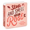 Hallmark Stop And Smell The Rosé: 20 Coasters Celebrating Friends (And Wine) Book -Toy Store Stop and Smell the Ros Book With Coasters 1BOK1574 01