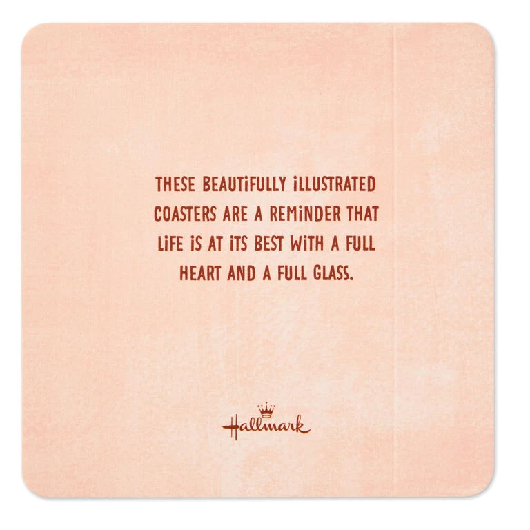 Hallmark Stop And Smell The Rosé: 20 Coasters Celebrating Friends (And Wine) Book 4 Hallmark Stop And Smell The Rosé: 20 Coasters Celebrating Friends (And Wine) Book - Image 2