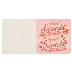 Hallmark Stop And Smell The Rosé: 20 Coasters Celebrating Friends (And Wine) Book 9 Hallmark Stop And Smell The Rosé: 20 Coasters Celebrating Friends (And Wine) Book -Toy Store Stop and Smell the Ros Book With Coasters 1BOK1574 04