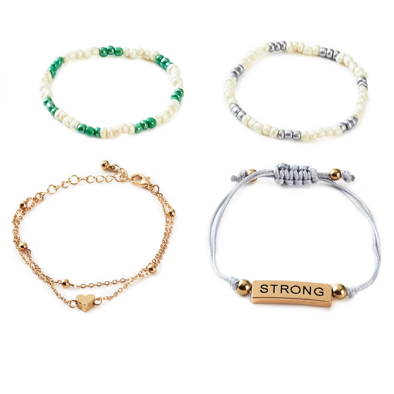 Hallmark Strong And Courageous Bracelets, Set Of 4 4 Hallmark Strong And Courageous Bracelets, Set Of 4 - Image 2