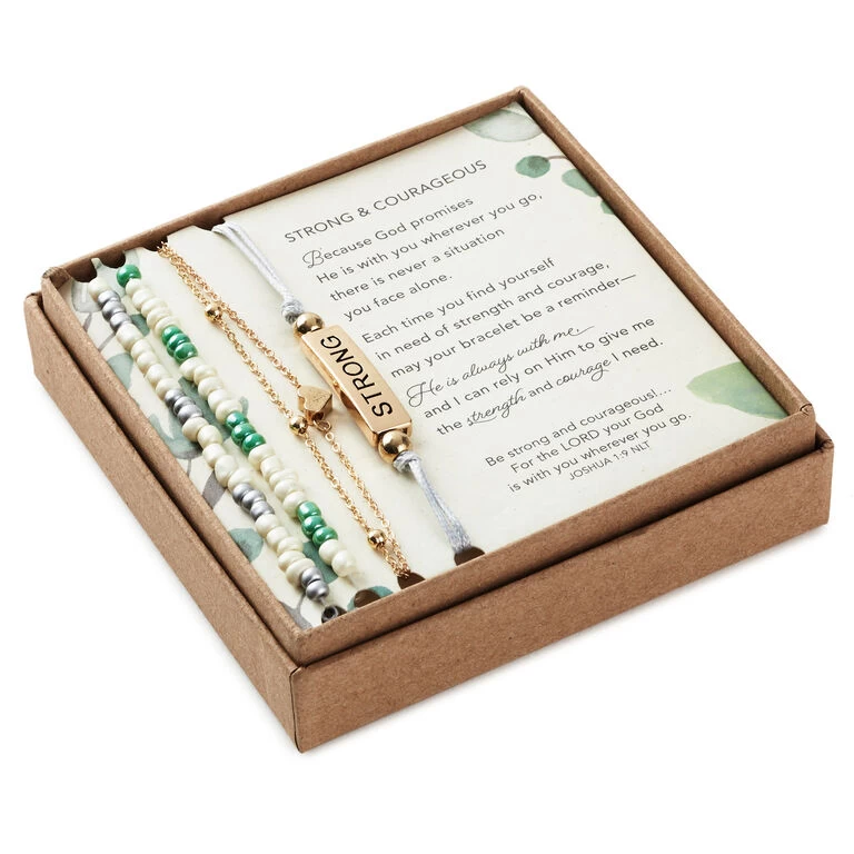 Hallmark Strong And Courageous Bracelets, Set Of 4 5 Hallmark Strong And Courageous Bracelets, Set Of 4 - Image 3