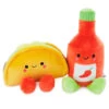 Hallmark Better Together Taco And Hot Sauce Magnetic Plush, 5" 1 Hallmark Better Together Taco And Hot Sauce Magnetic Plush, 5" -Toy Store Taco and Hot Sauce Magnetic Plush 1KID2088 01