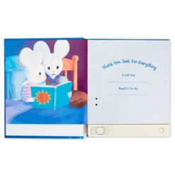 Hallmark Thank You, God, For Everything: A Bedtime Prayer Recordable Storybook -Toy Store Thank You God Bedtime Prayer Recordable Storybook 1KOB1235 03