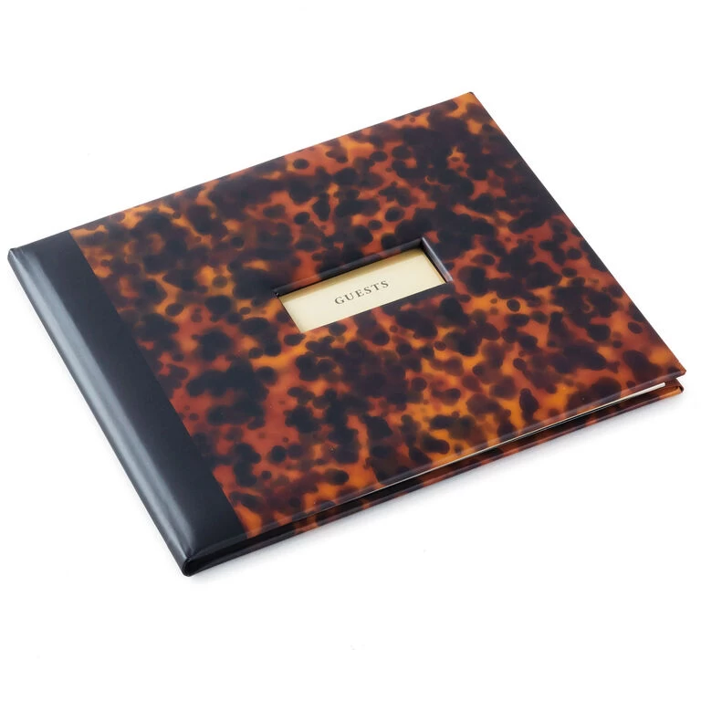 Hallmark Tortoiseshell Guest Book 3 Hallmark Tortoiseshell Guest Book