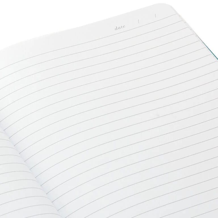 Hallmark Turquoise Faux Leather Notebook With Pen 9 Hallmark Turquoise Faux Leather Notebook With Pen - Image 7