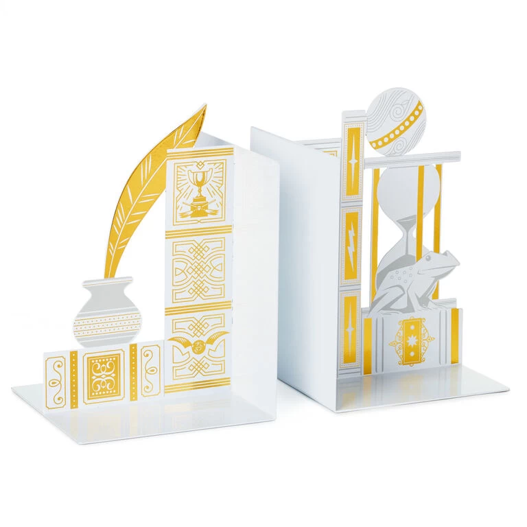 Hallmark Harry Potter™ Wizarding World™ Icons Bookends, Set Of 2 3 Hallmark Harry Potter™ Wizarding World™ Icons Bookends, Set Of 2