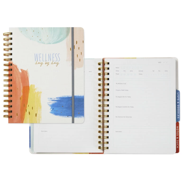 Hallmark Wellness Journal Spiral Notebook 4 Hallmark Wellness Journal Spiral Notebook - Image 2