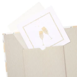 Hallmark Champagne Toast Photo Album -Toy Store White Photo Album With Champagne Glasses 1EDY3153 04