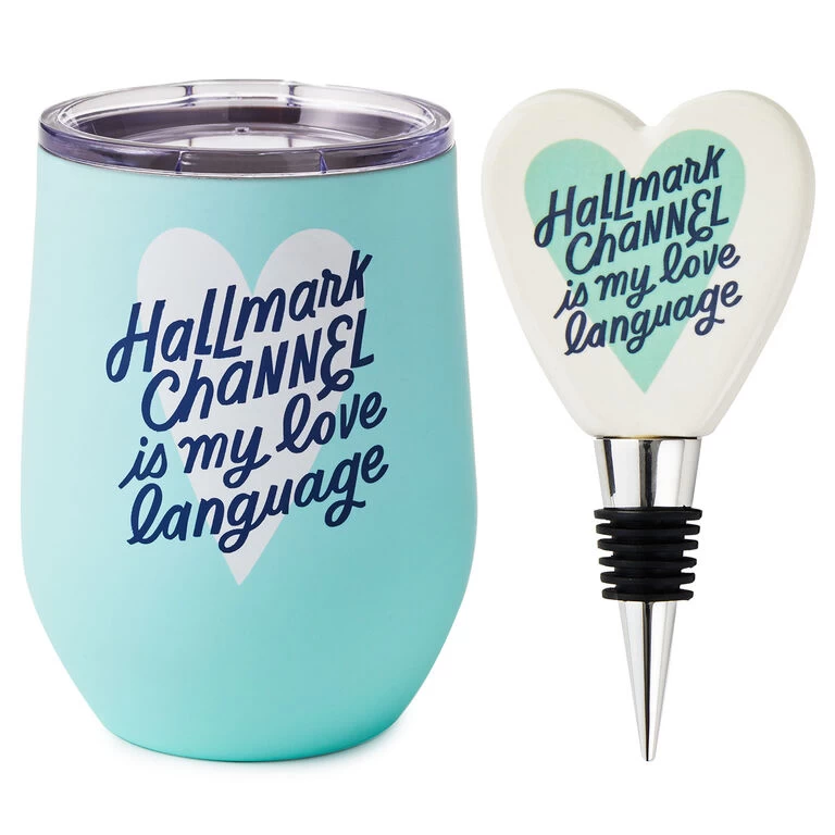 Hallmark Channel Love Language Insulated Wine Tumbler, 12 Oz. 3 Hallmark Channel Love Language Insulated Wine Tumbler, 12 Oz.