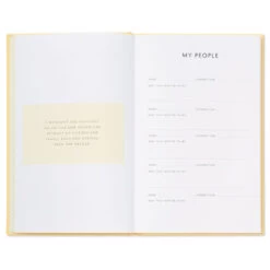 Hallmark While I Was Waiting Prompted Pregnancy Journal -Toy Store Yellow Prompted Pregnancy Journal 1BBA4141 04