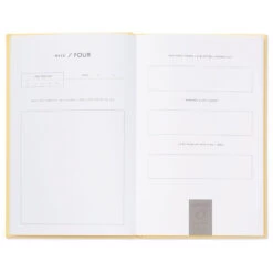 Hallmark While I Was Waiting Prompted Pregnancy Journal -Toy Store Yellow Prompted Pregnancy Journal 1BBA4141 05