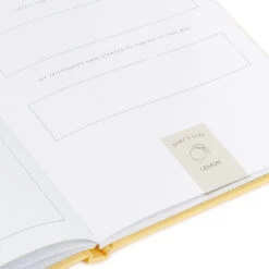 Hallmark While I Was Waiting Prompted Pregnancy Journal -Toy Store Yellow Prompted Pregnancy Journal 1BBA4141 11