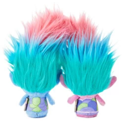 Hallmark Itty Bittys® DreamWorks Animation Trolls World Tour Satin And Chenille Plush, Set Of 2 9 Hallmark Itty Bittys® DreamWorks Animation Trolls World Tour Satin And Chenille Plush, Set Of 2 -Toy Store itty bittys Trolls World Tour Satin Chenille Stuffed Animals Set 1KDD1982 03